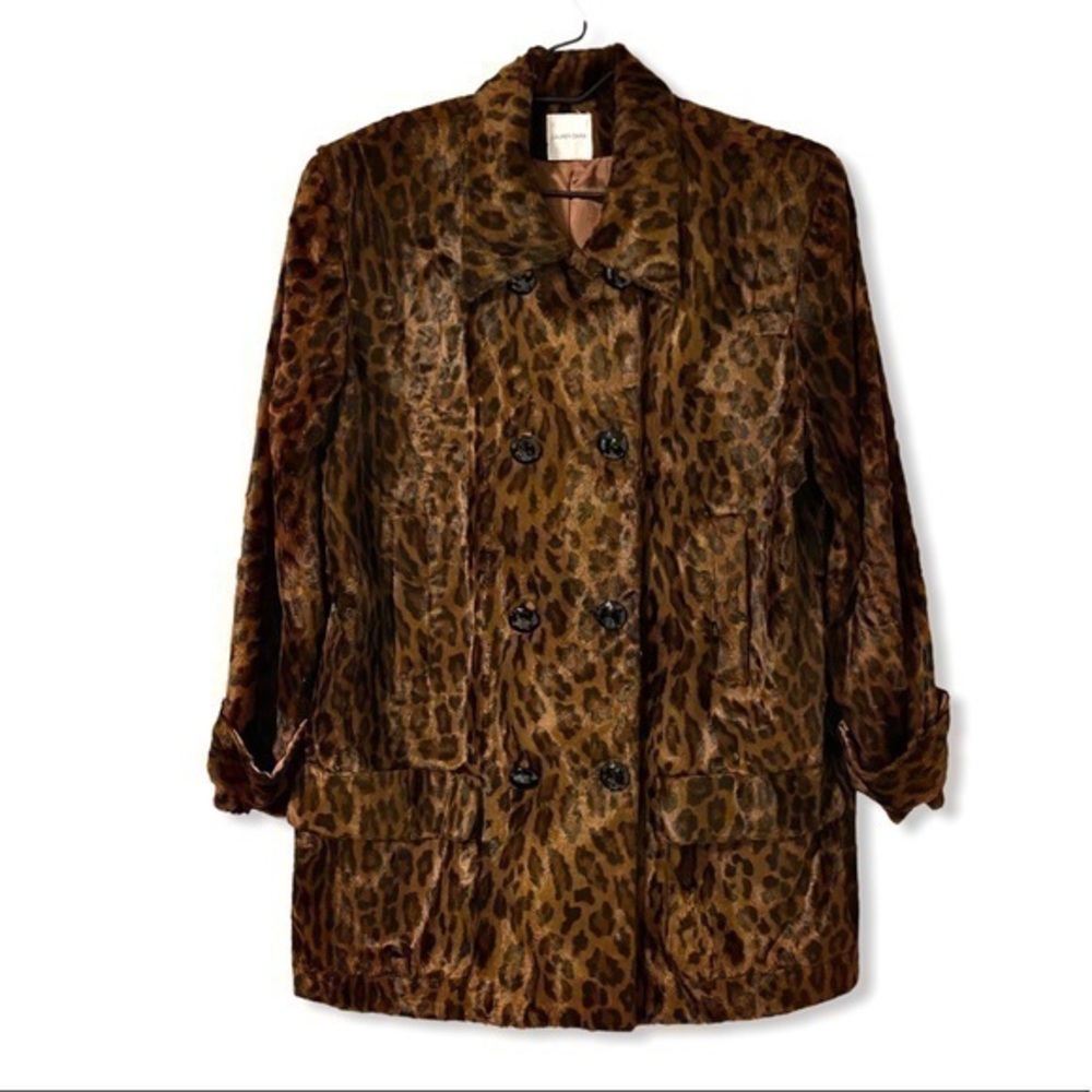Lauren Sara brown animal print jacket